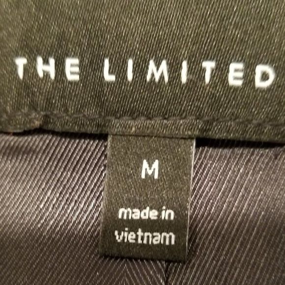 The Limited Evening Jacket w/optional Belt in Black Medium NWOT - Picture 4 of 5